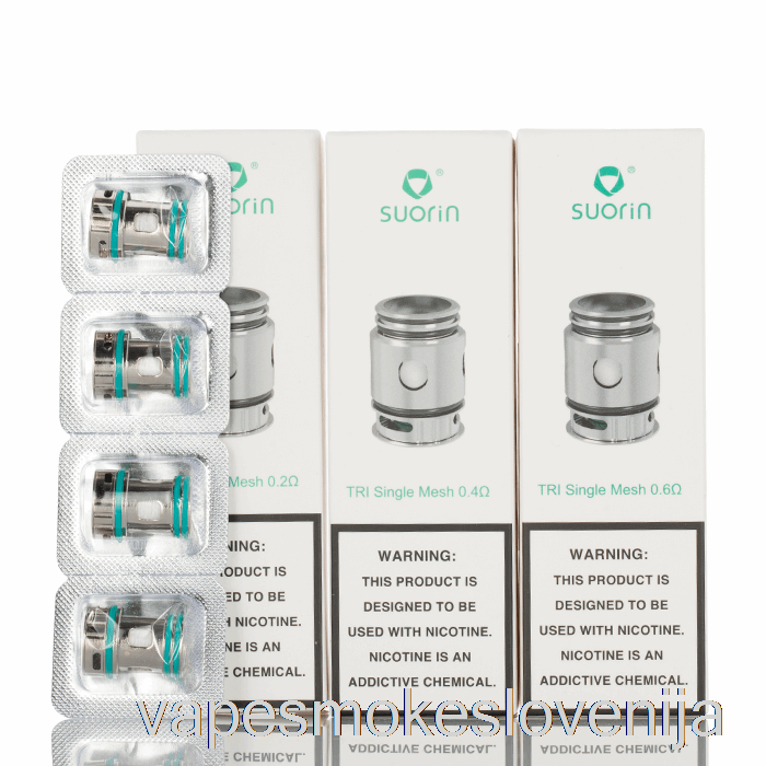 Vape Petrol Suorin Tri Nadomestne Tuljave 0,2 Ohm Tri Trojne Mrežne Tuljave